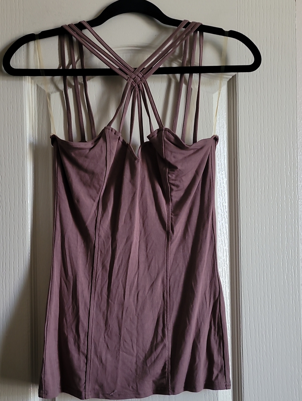 Mauve Multi-Strap Bustier Camisole